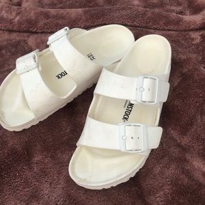 white birkenstock